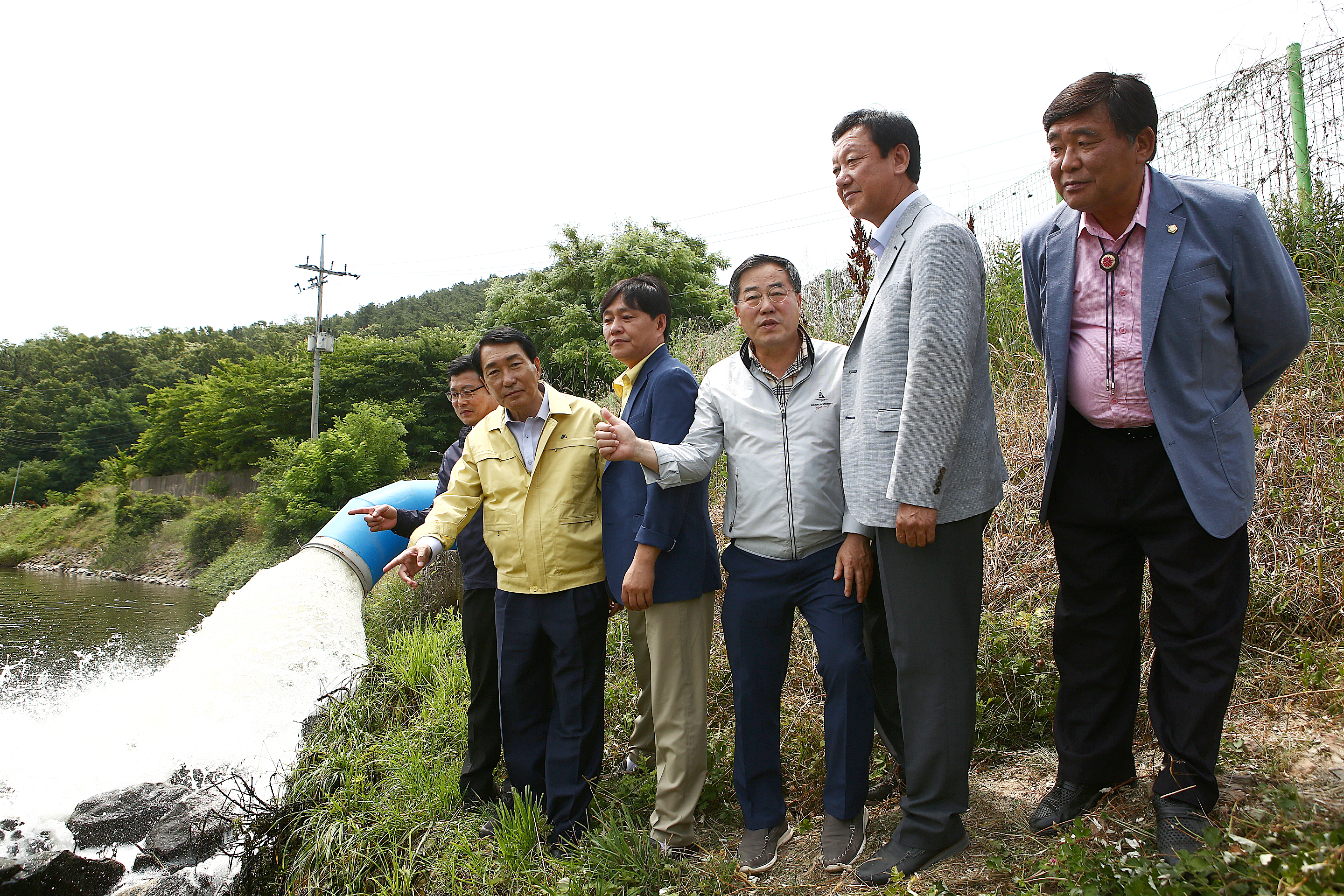강화북부 1973년이래 최저 강우량에도 가뭄극복 눈길 및 CEO현장 방문